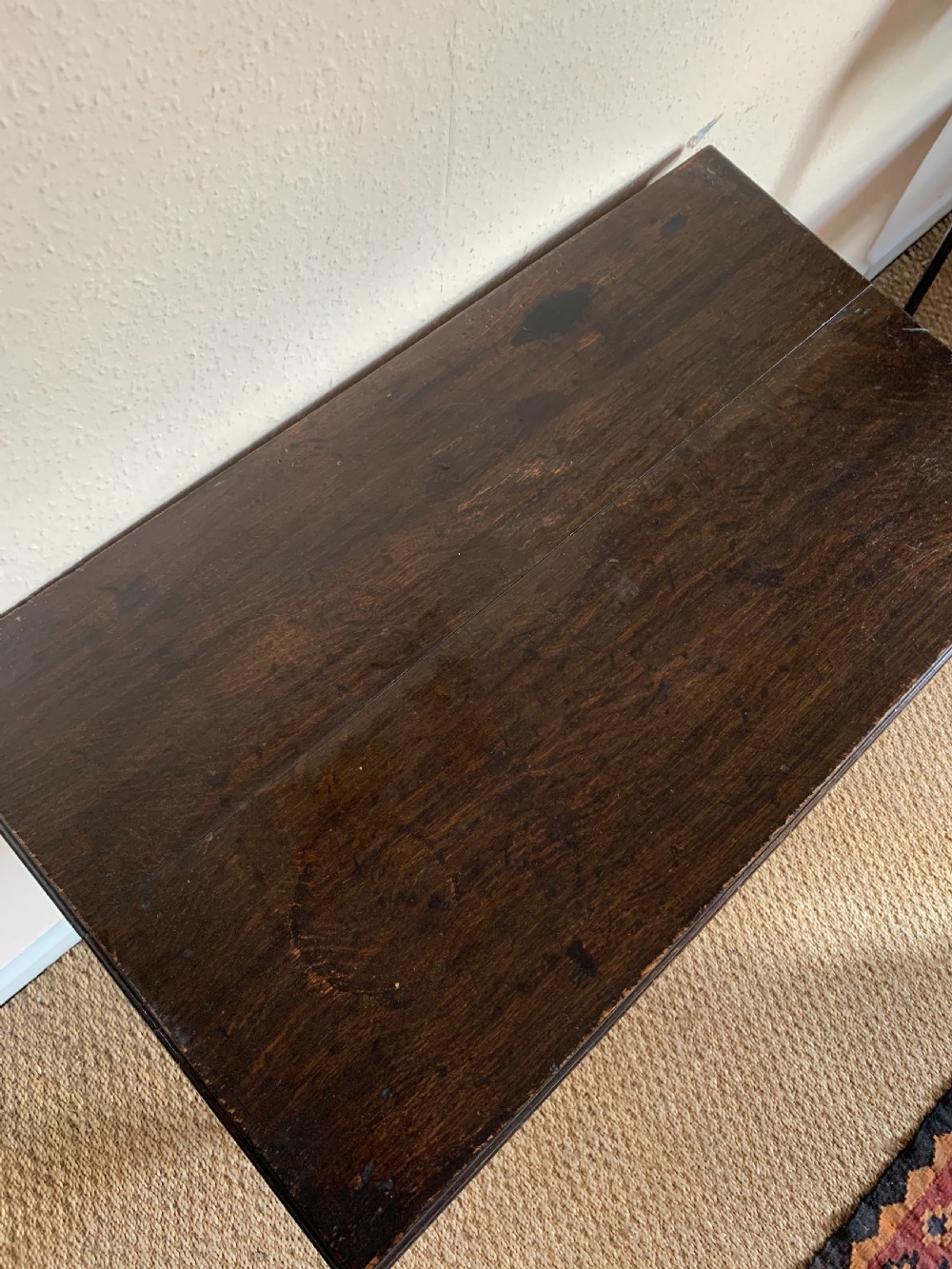 Antique oak side table  View IV