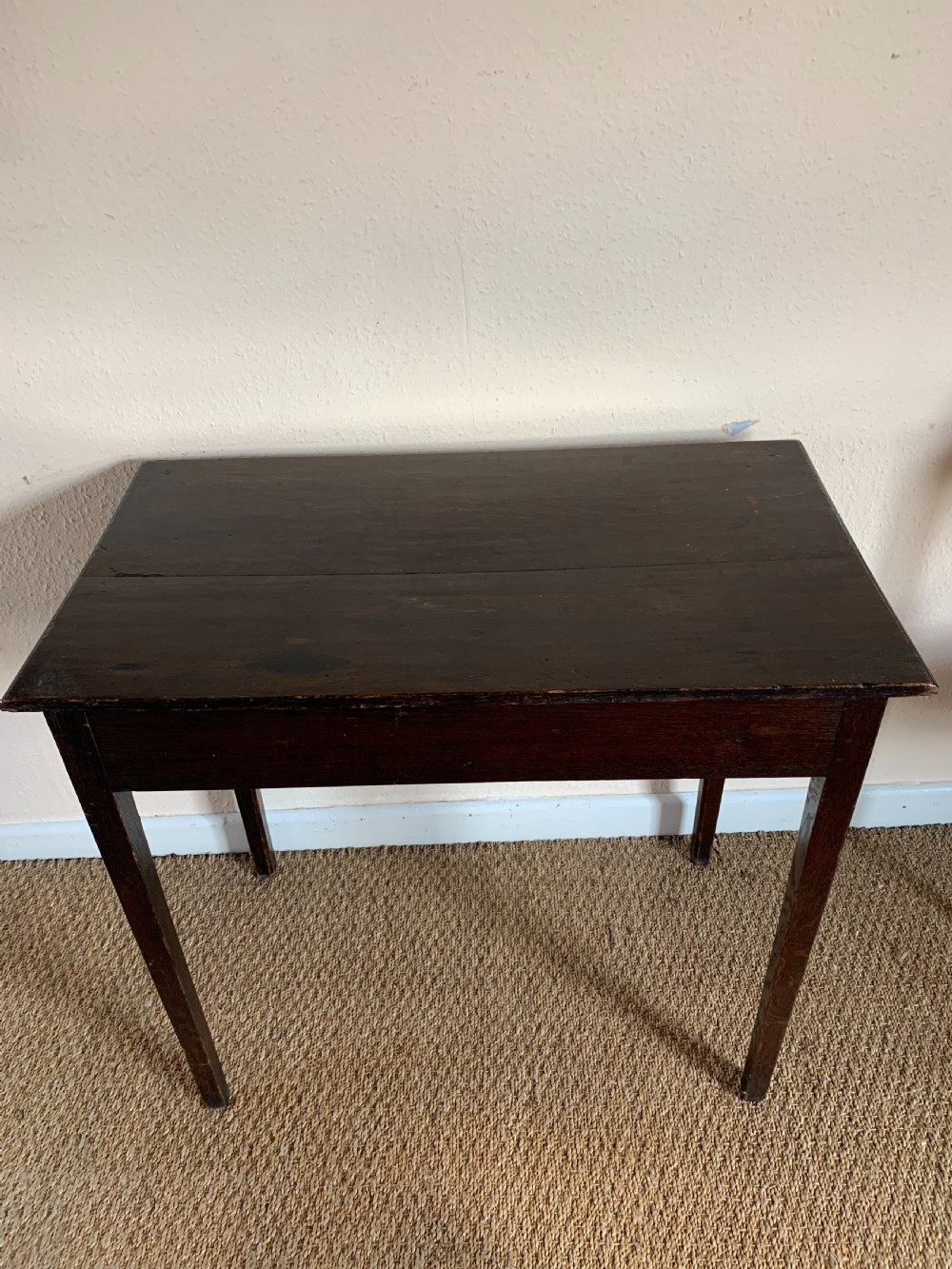 Antique oak side table  View VI