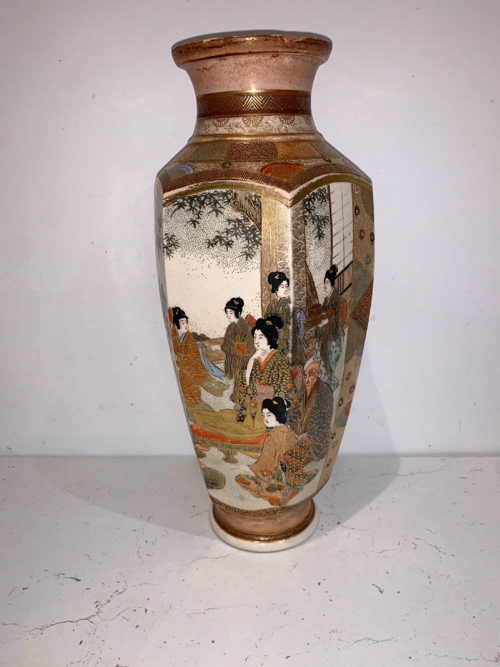 Large Satsuma Vase  View II