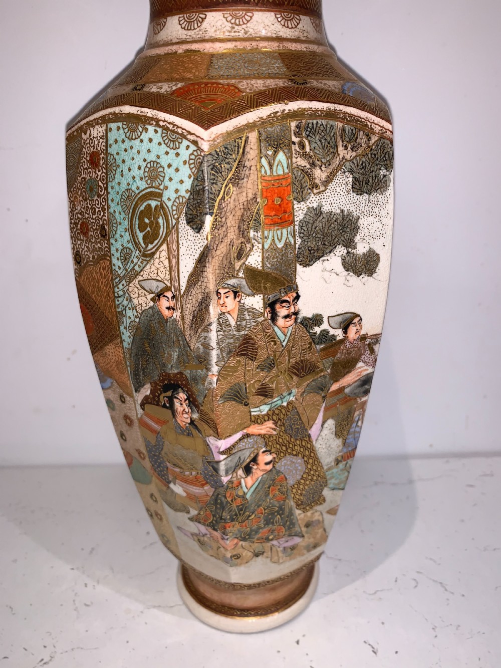 Large Satsuma Vase  View V