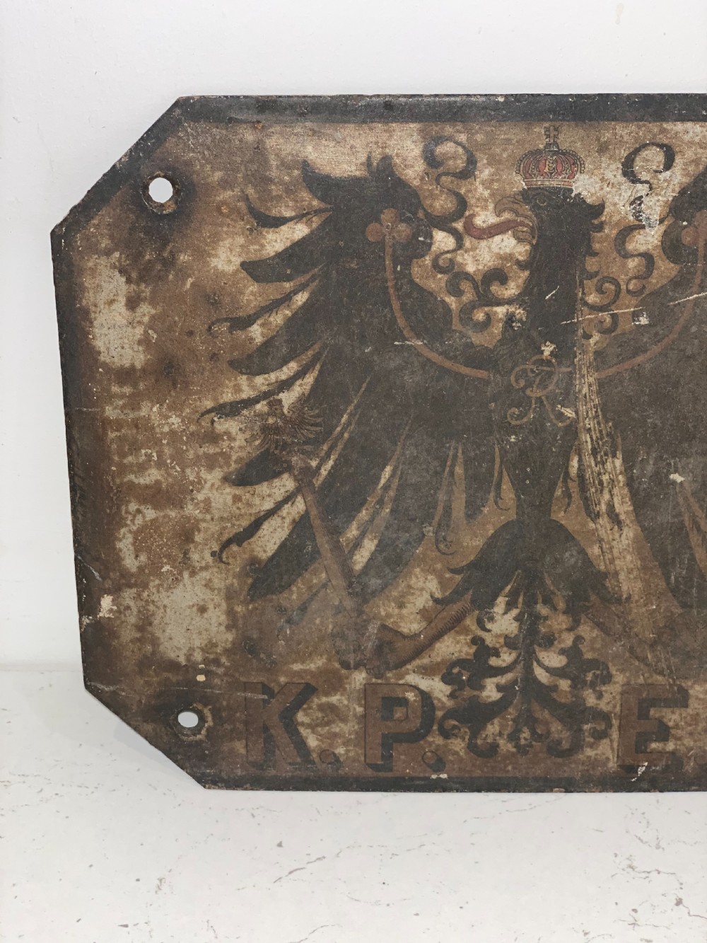 Prussian Railway Carriage plaque  View II
