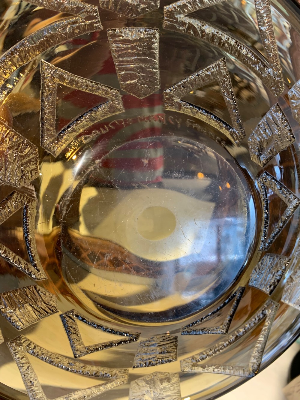 Daum Nancy Shallow glass bowl  View IV