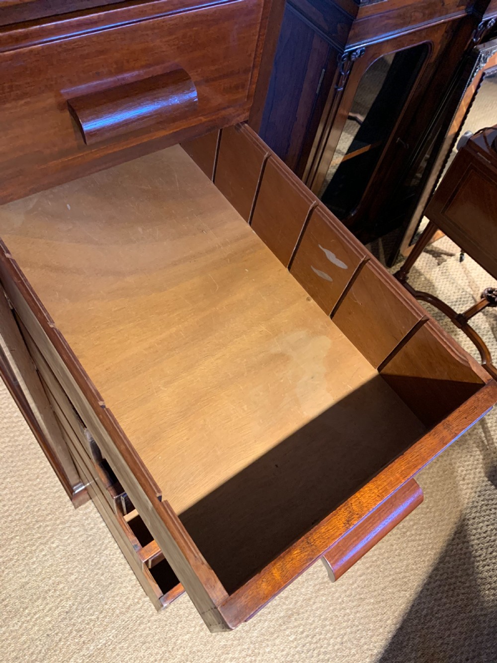 Edwardian Mahogany filing cabinet  View IX