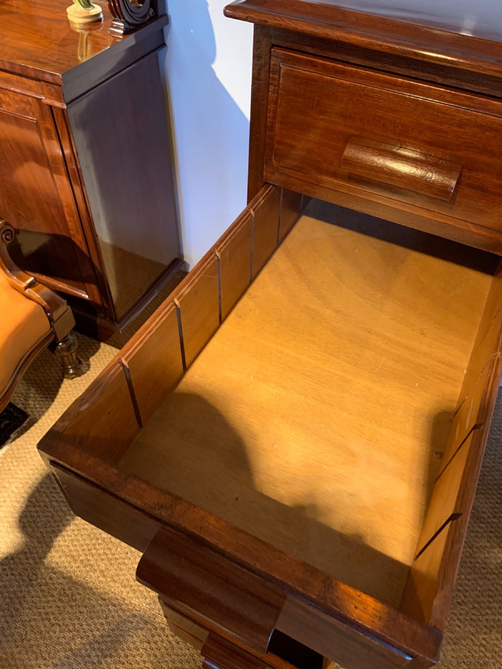 Edwardian Mahogany filing cabinet  View X