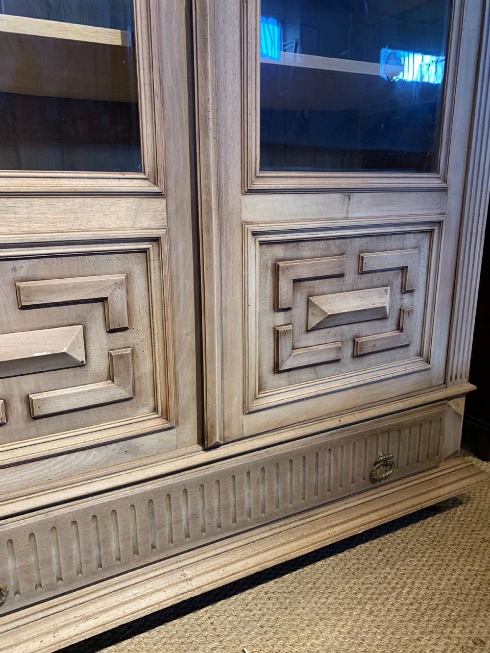Walnut 2 door bookcase  View VI