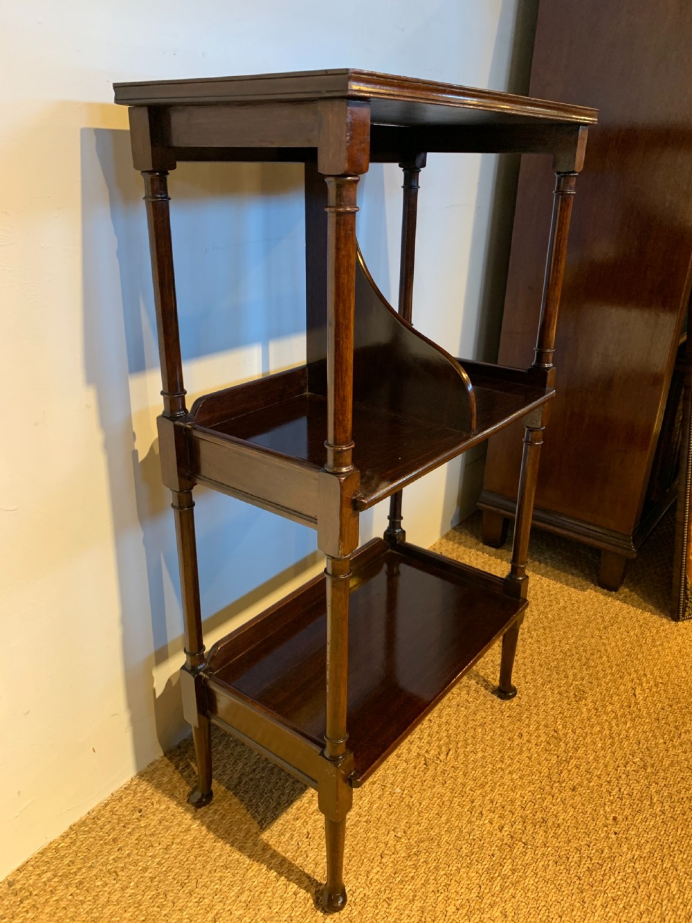 Small Edwardian mahogany side table  View II