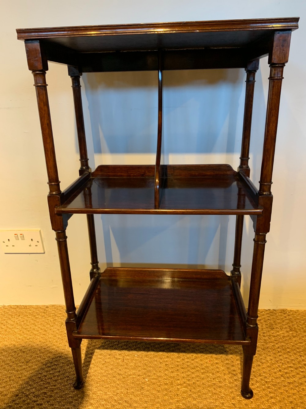 Small Edwardian mahogany side table  View III