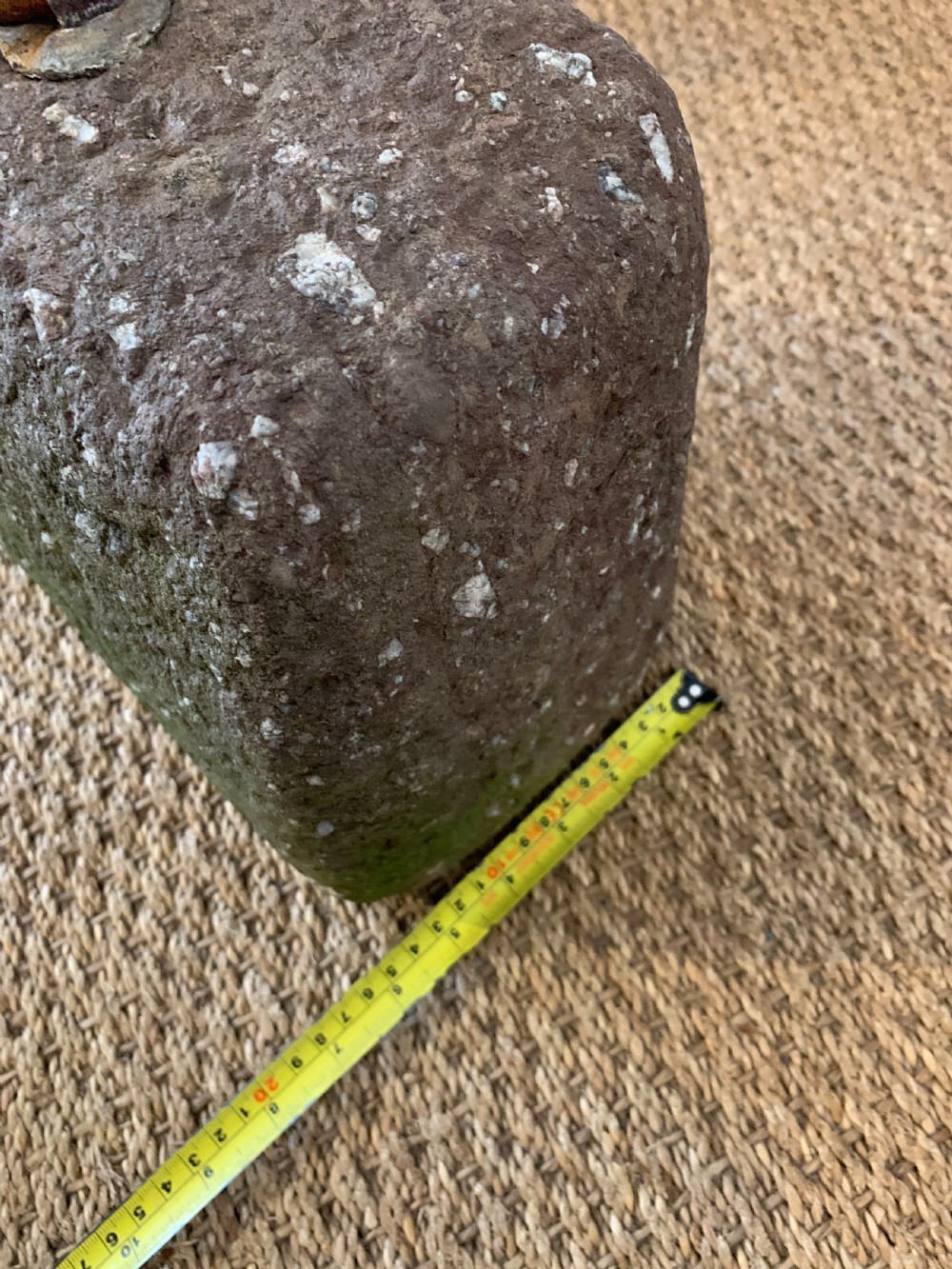 Antique tethering block  View V