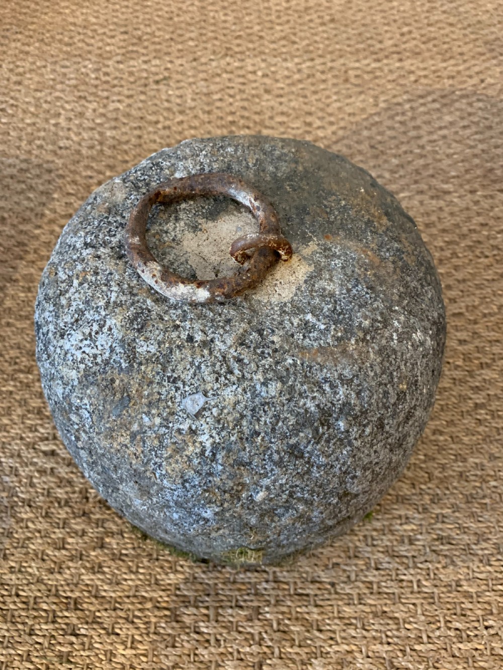 Antique Granite tethering block  View II