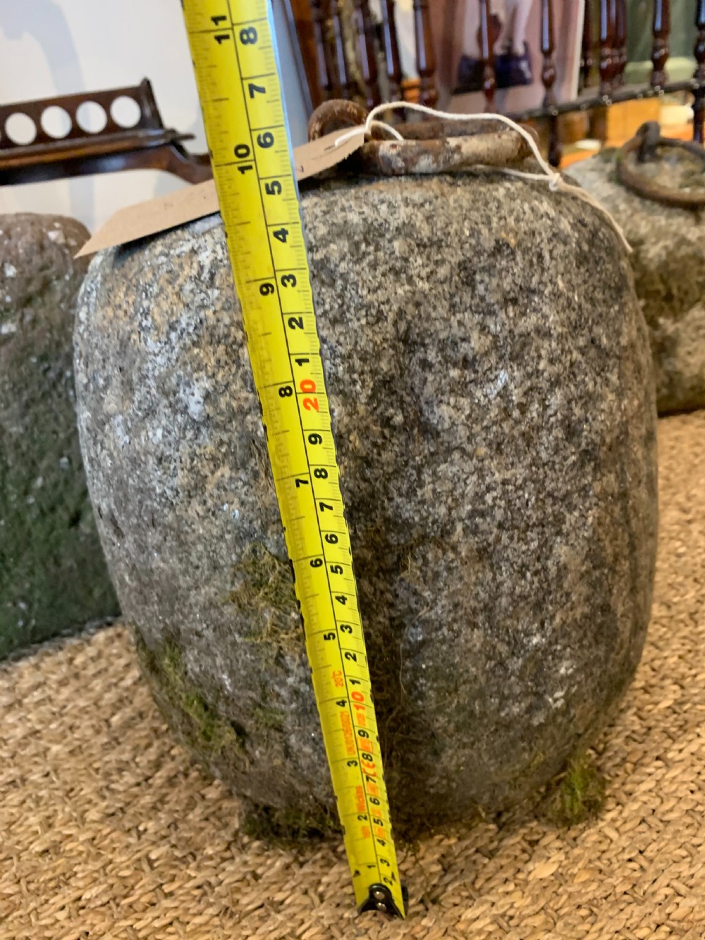 Antique Granite tethering block  View V