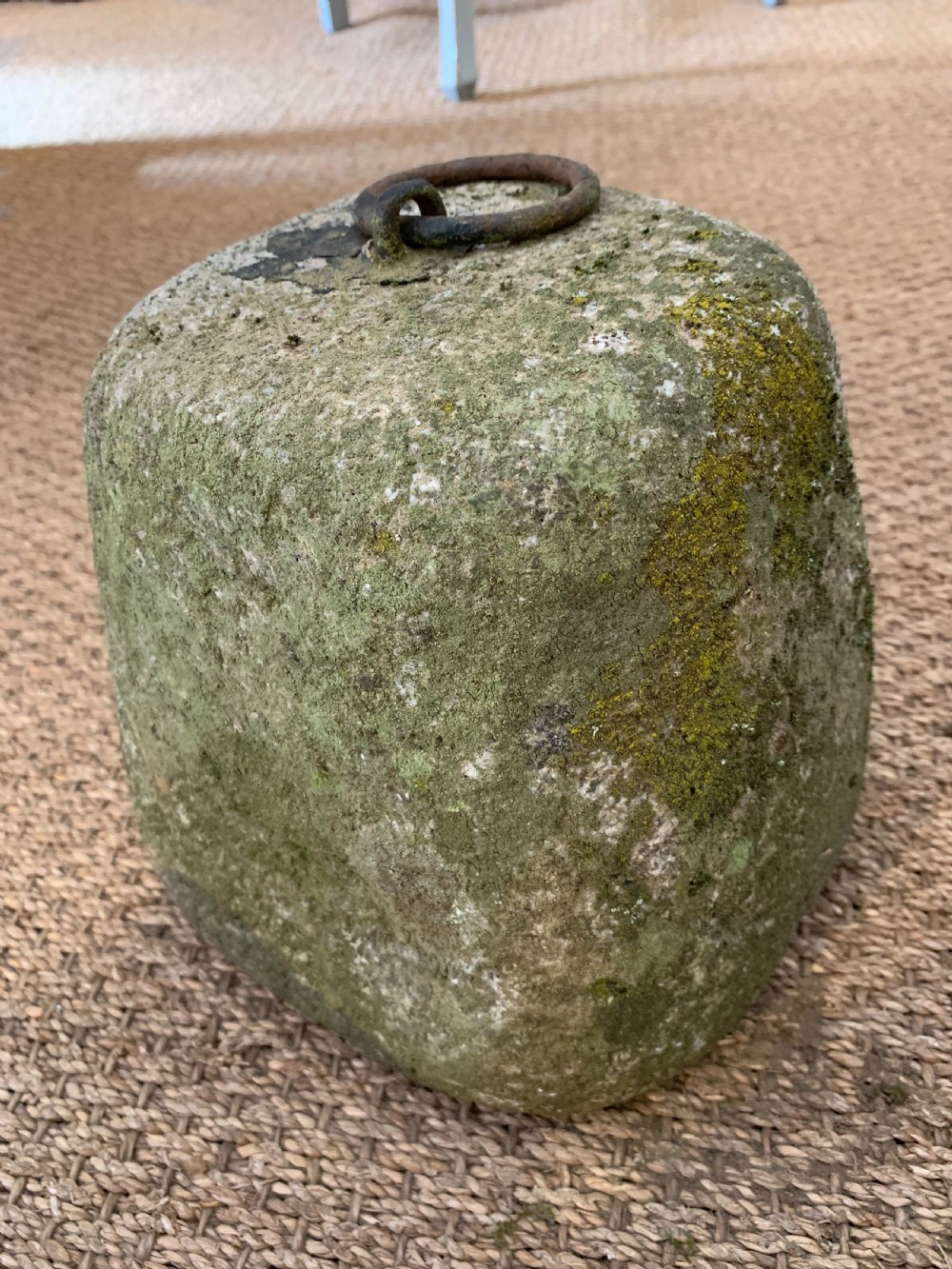 Antique Granite tethering block 