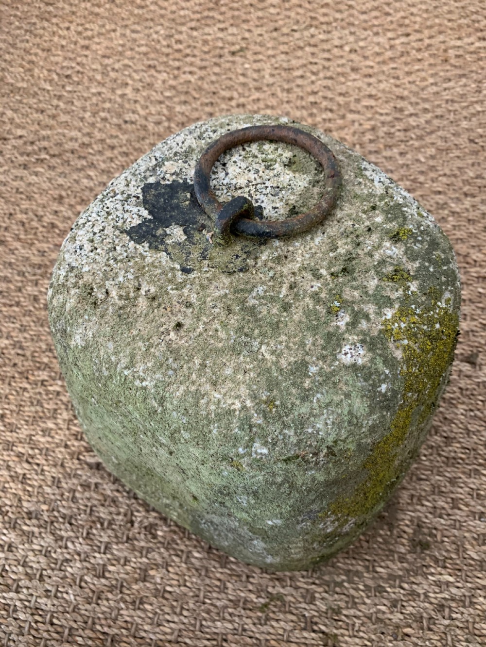 Antique Granite tethering block  View II