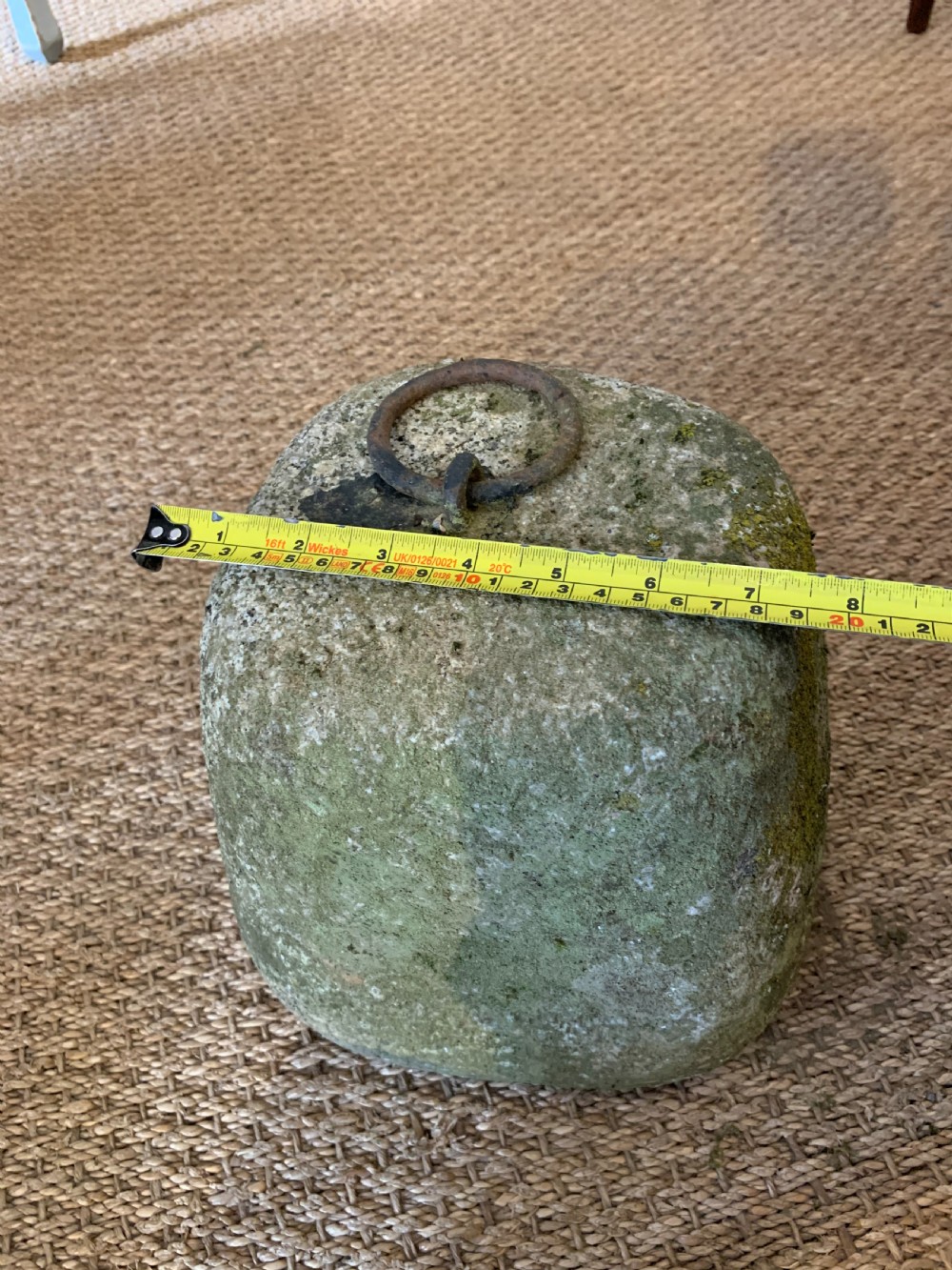 Antique Granite tethering block  View VI