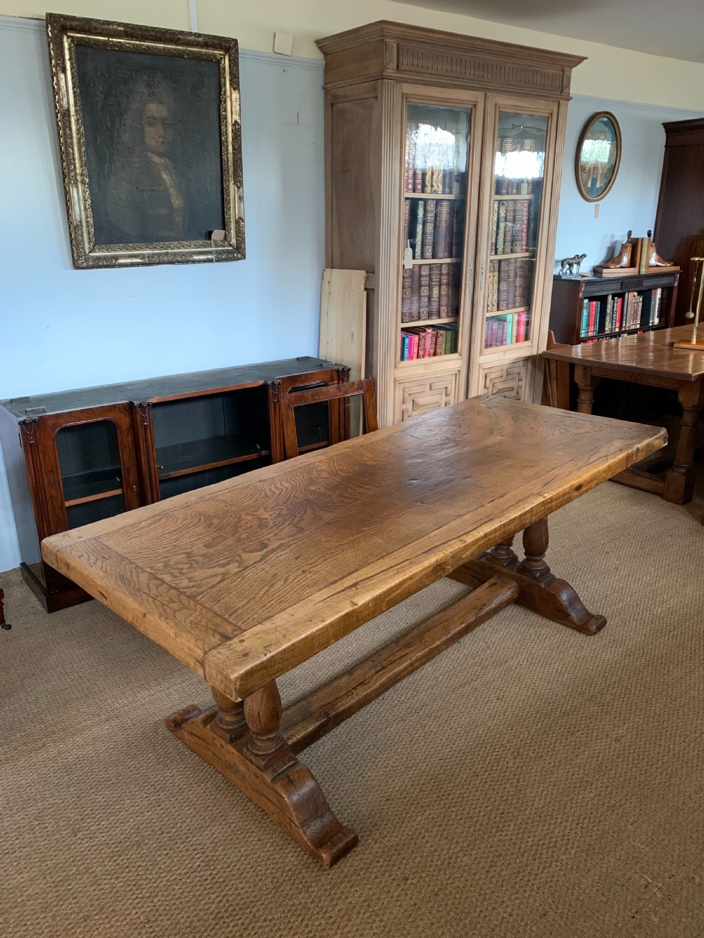 Oak refectory table 