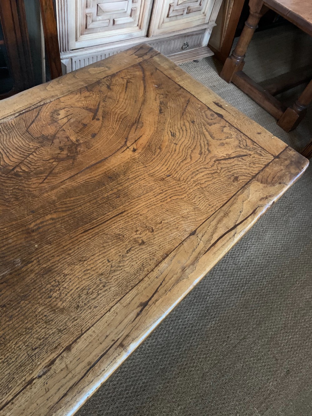 Oak refectory table  View IV