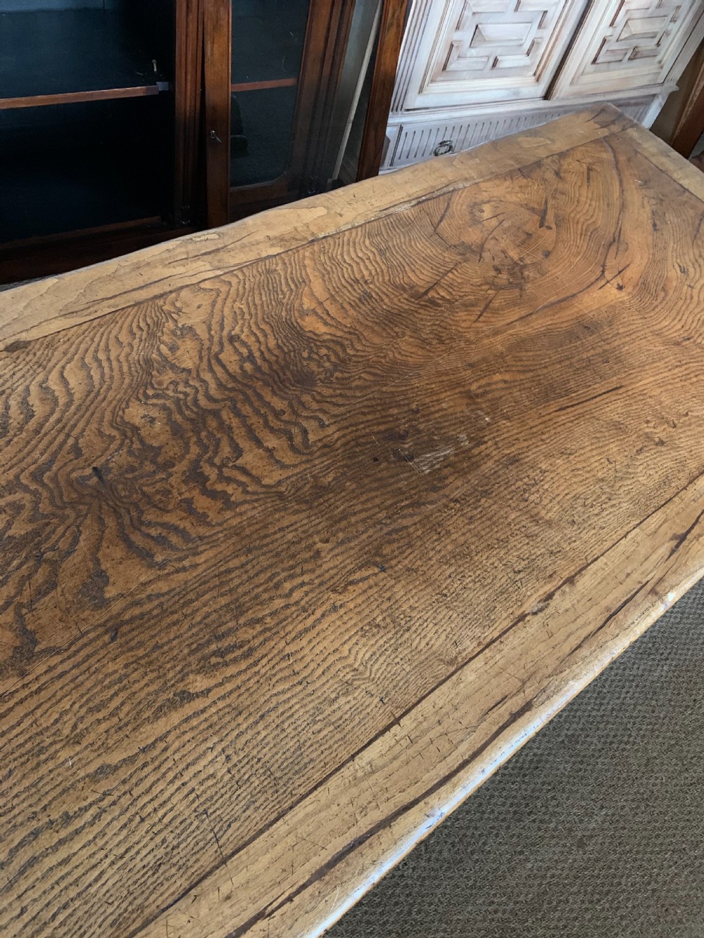 Oak refectory table  View V