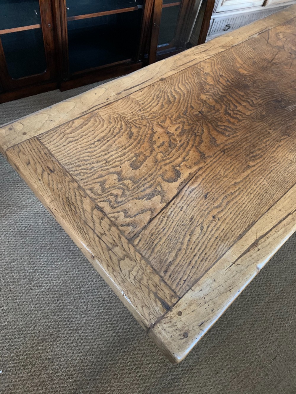 Oak refectory table  View VI