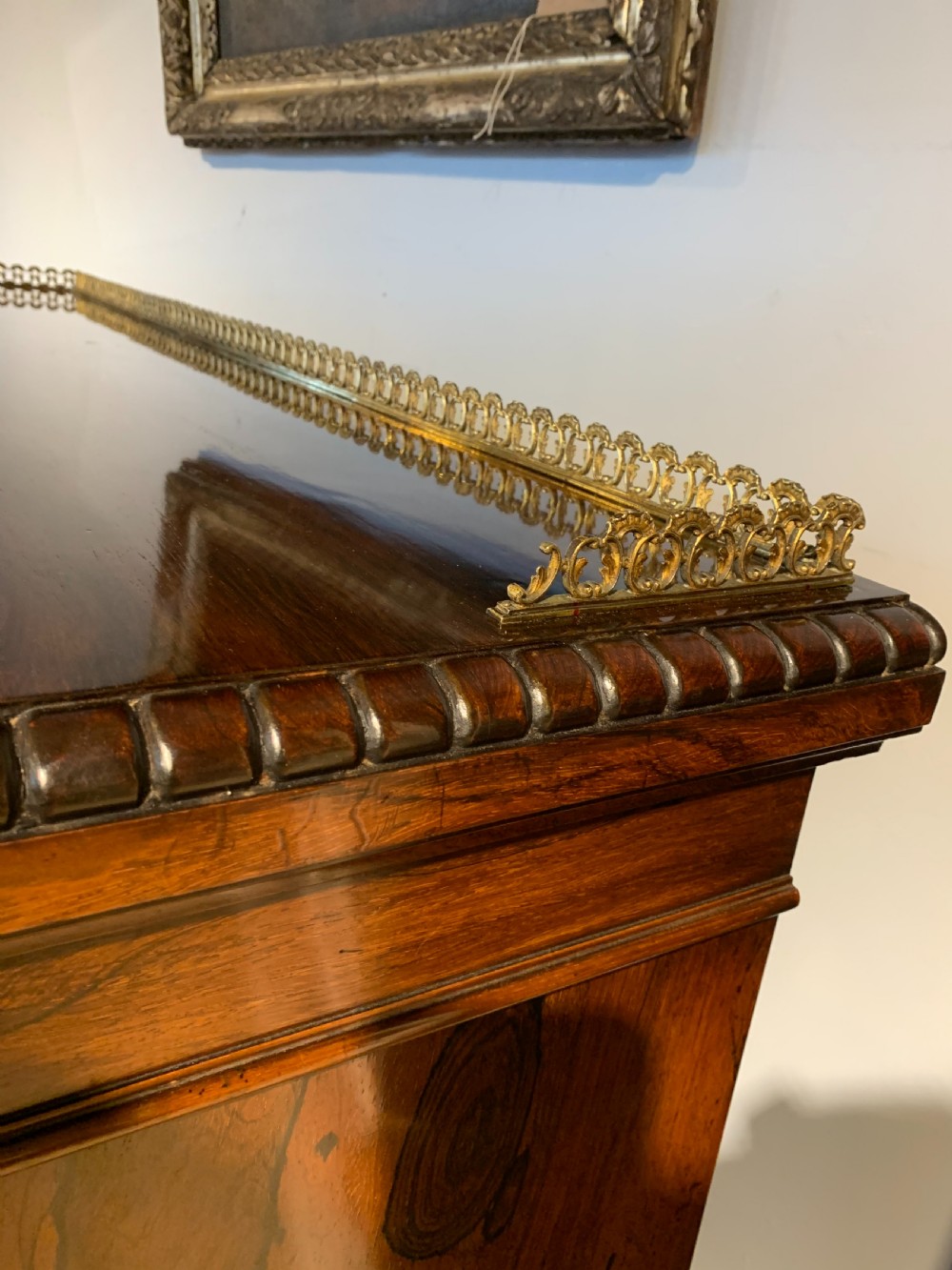 Rosewood breakfront bookcase  View IV