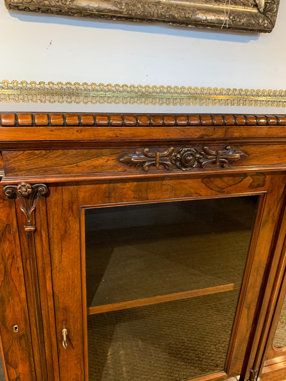 Rosewood breakfront bookcase  View IX