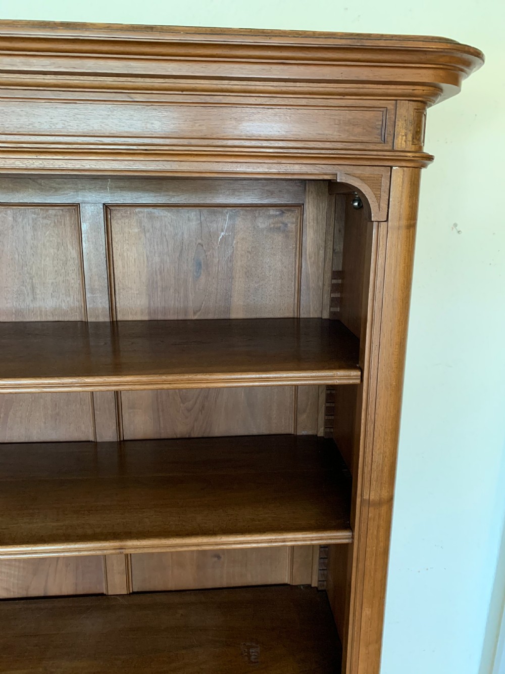 Walnut bookcase  View II