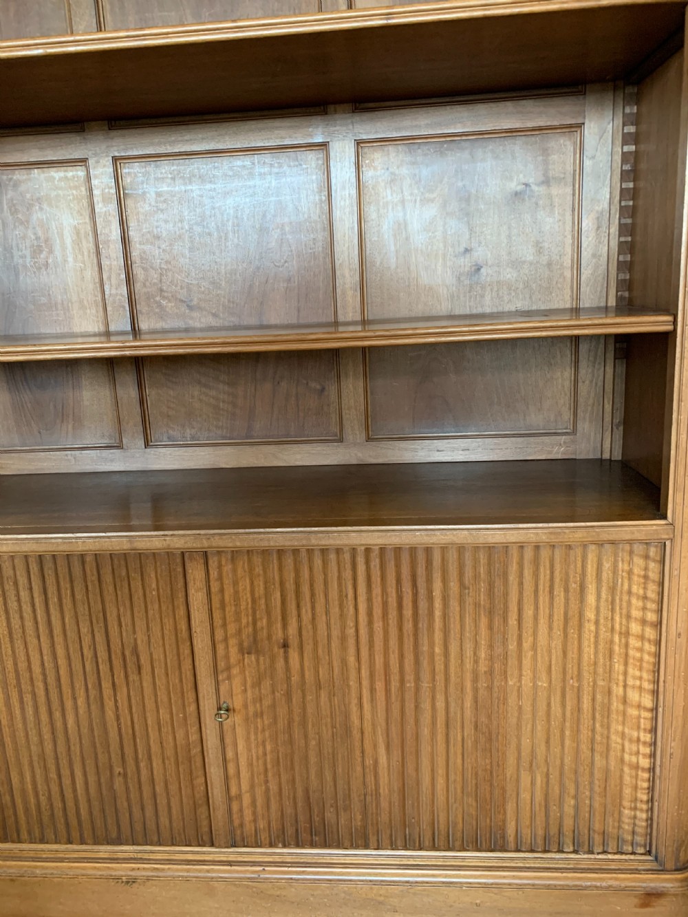 Walnut bookcase  View V