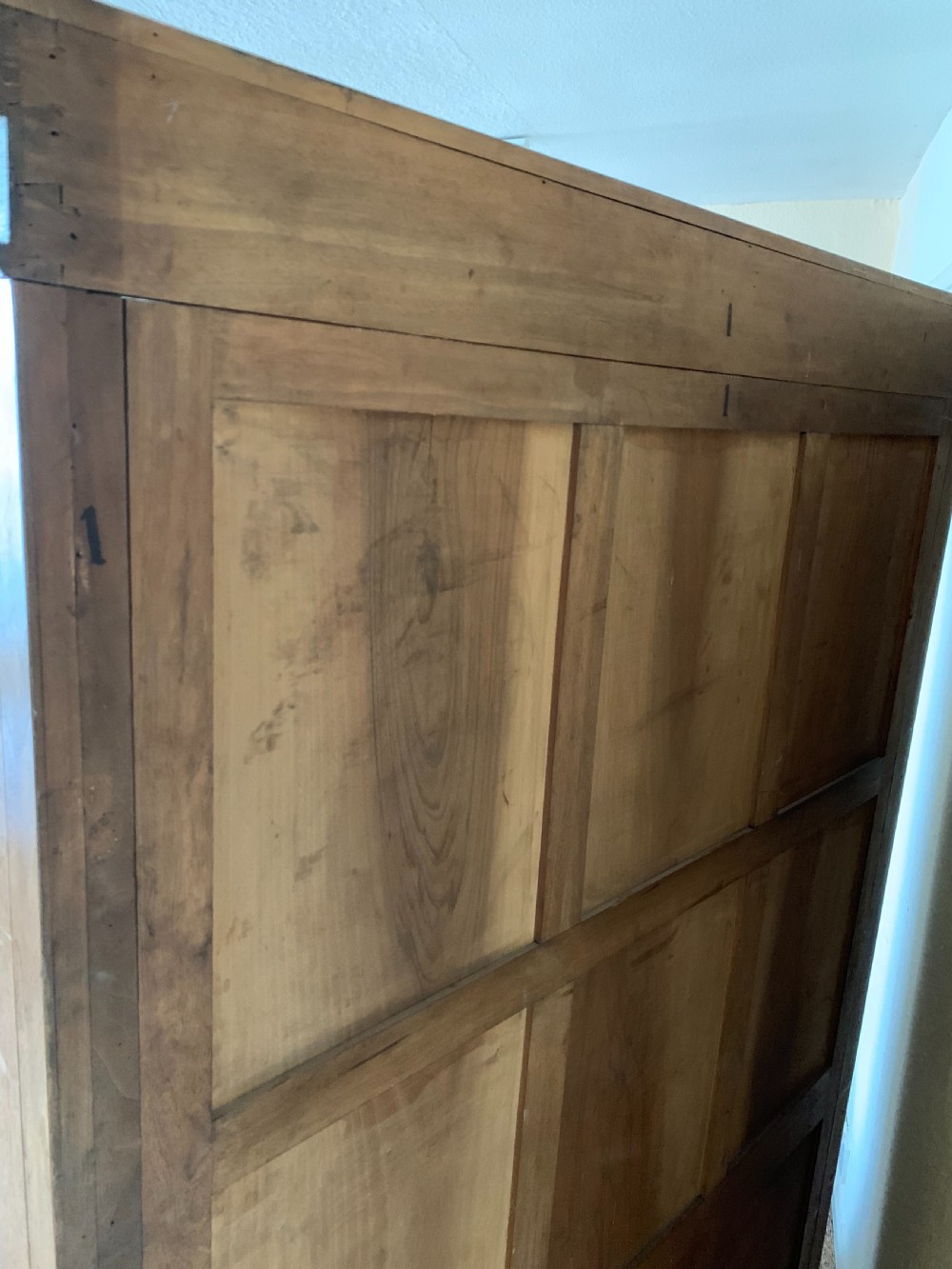 Walnut bookcase  View IX
