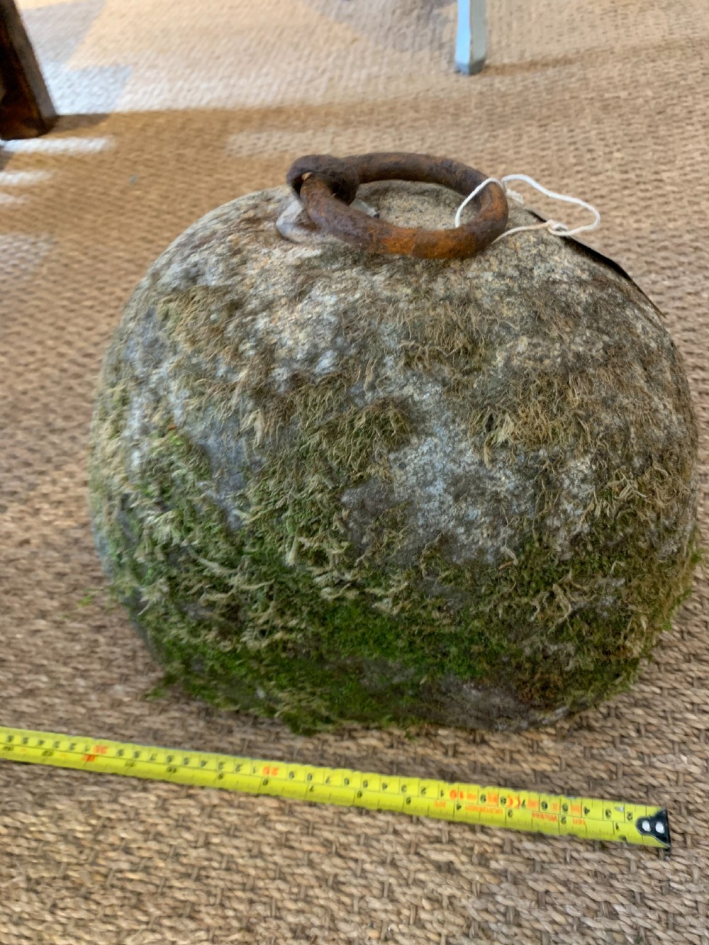 Antique Tethering block 