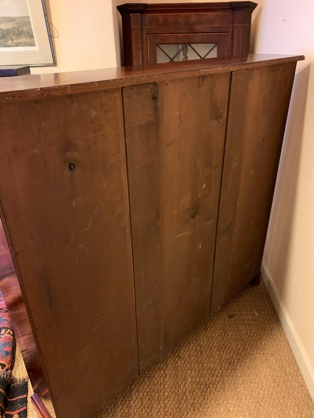 Mahogany open bookcase  View VII