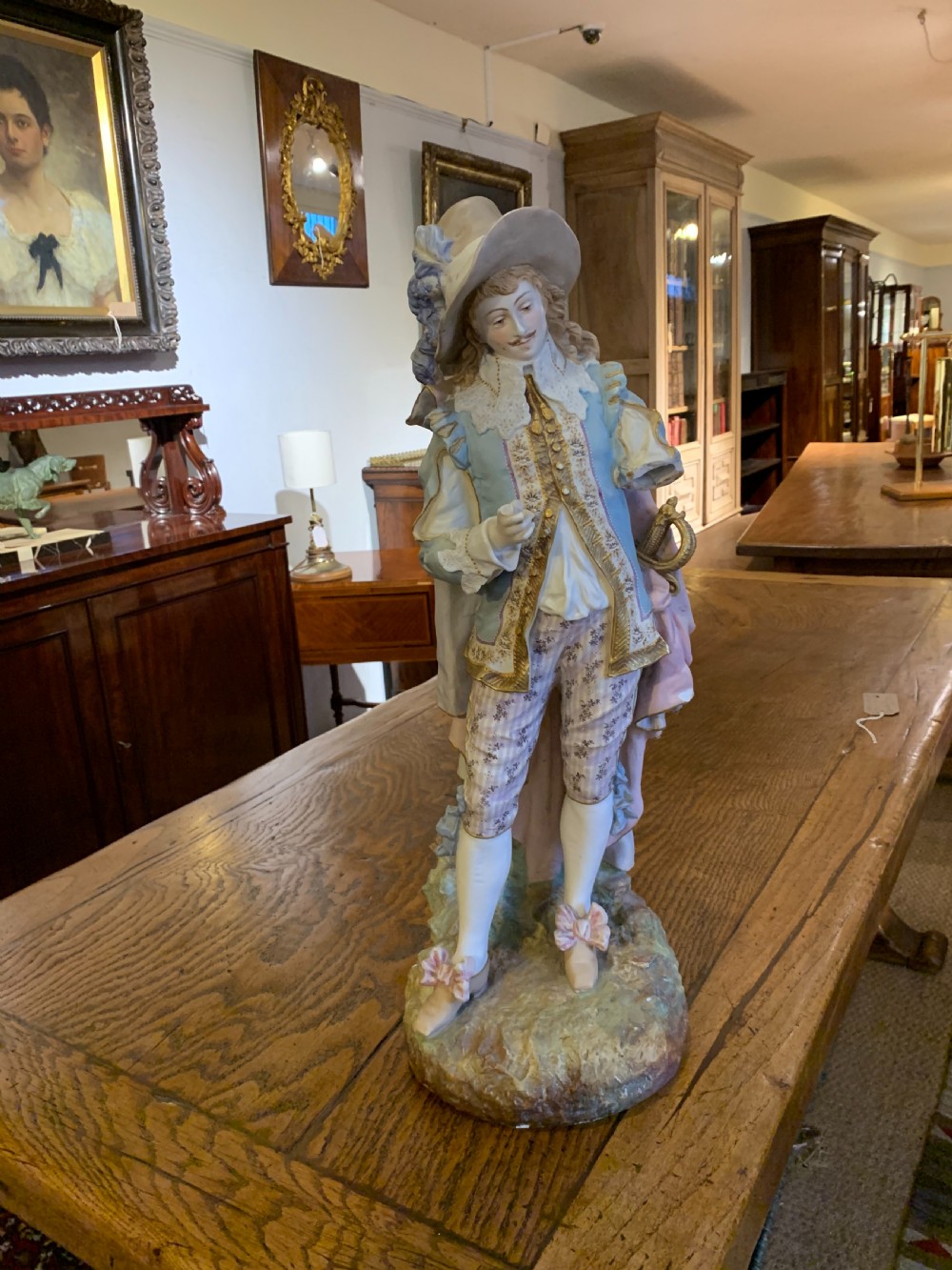 Large porcelain figure  View X