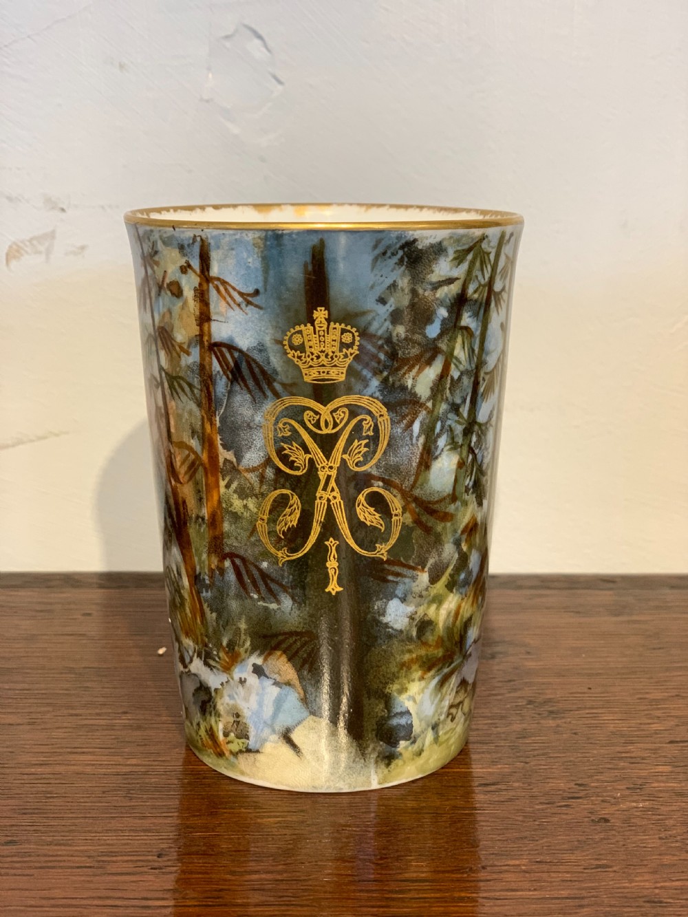 Russian Porcelain Beaker 