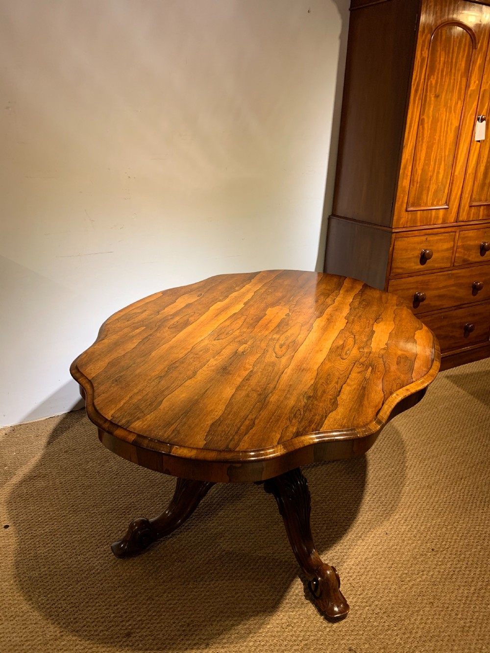 Rosewood Dining table / centre table  View IX