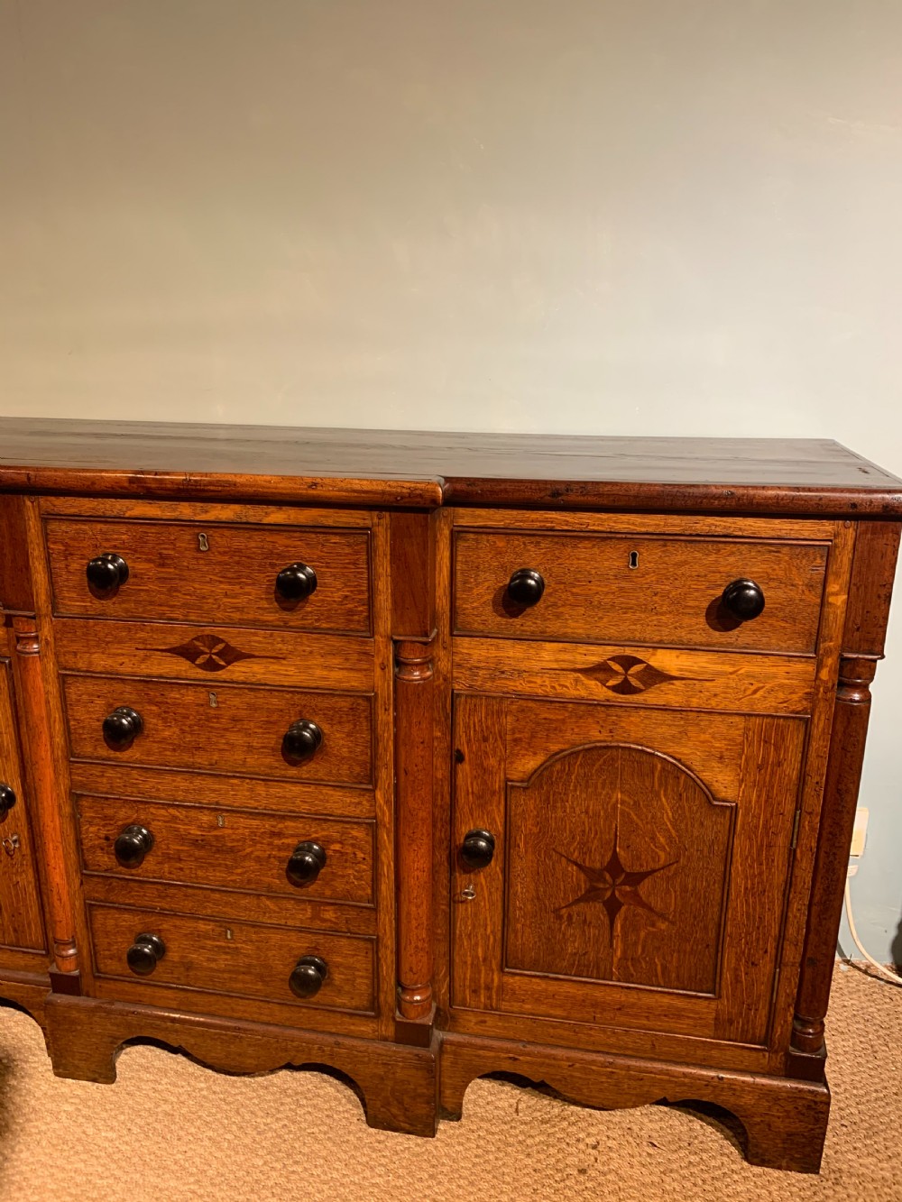 Oak dresser base  View II