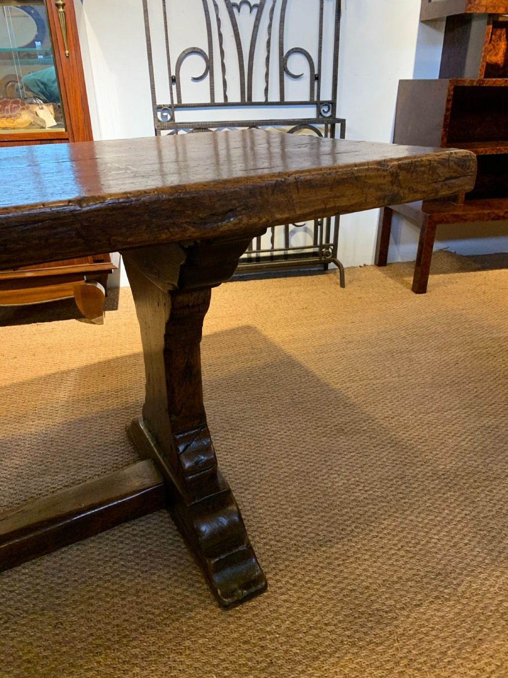 Oak refectory table  View IV