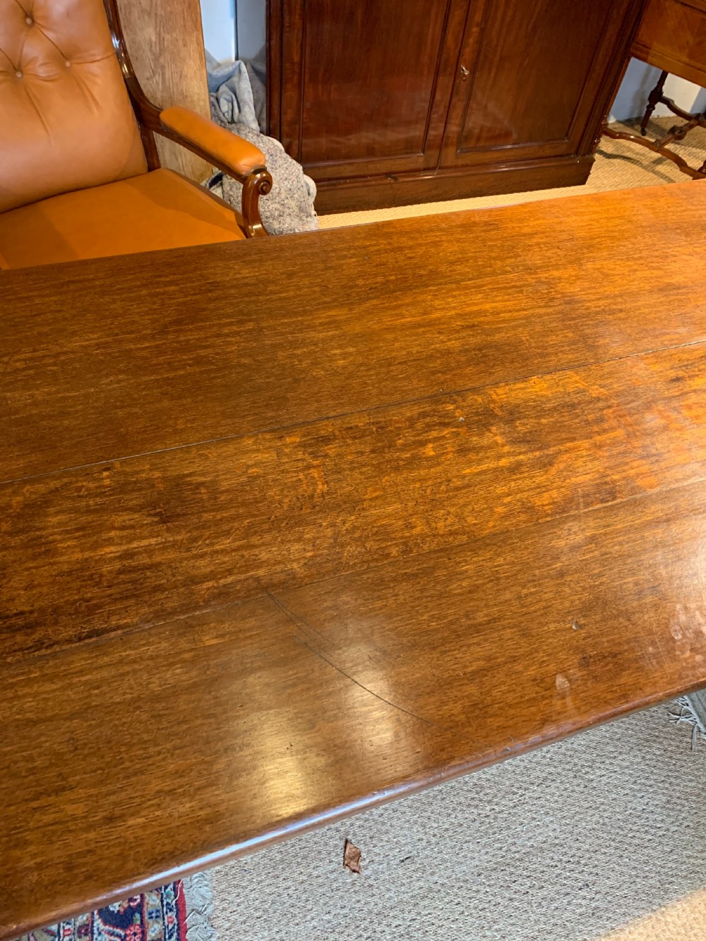 Oak refectory table  View VII