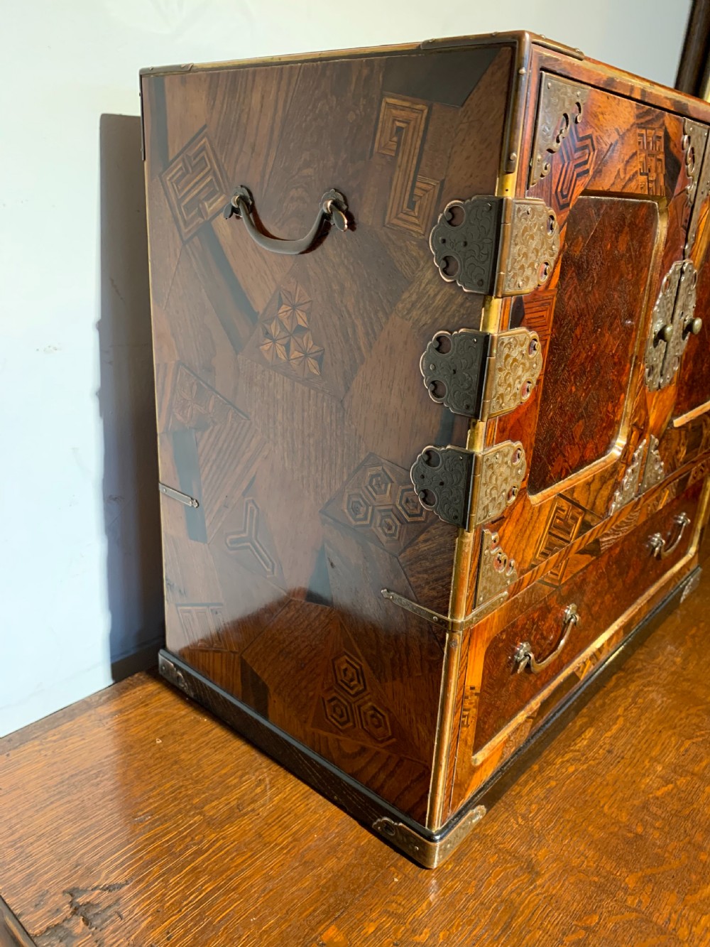 Late 19th century Oriental table cabinet  View II