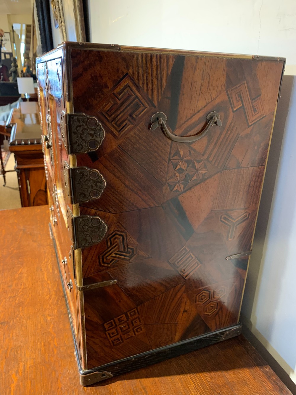 Late 19th century Oriental table cabinet  View III