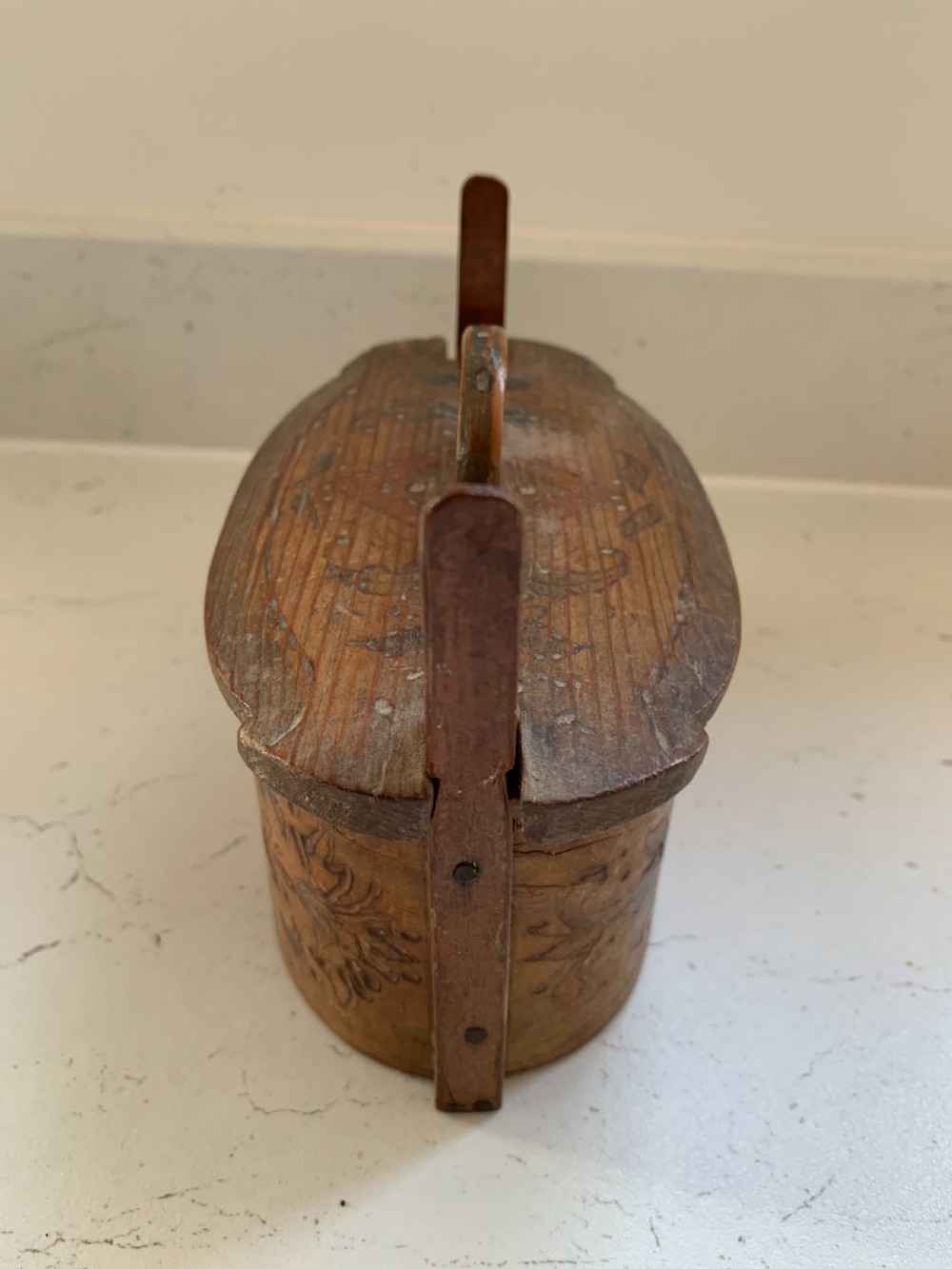 Late 19th century Norwegian butter box  View II