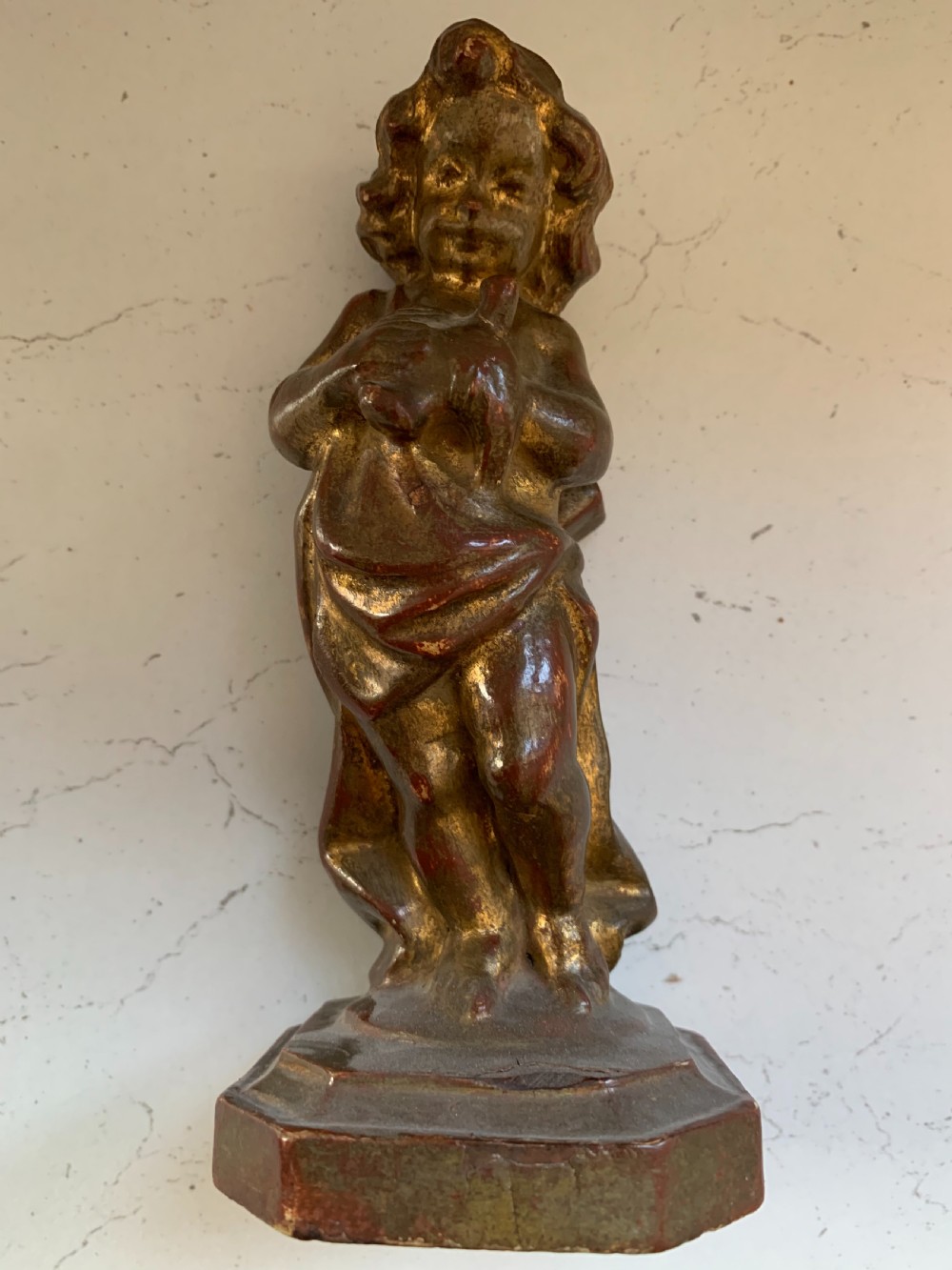Small Early 20th century carved wooden figure   View VII