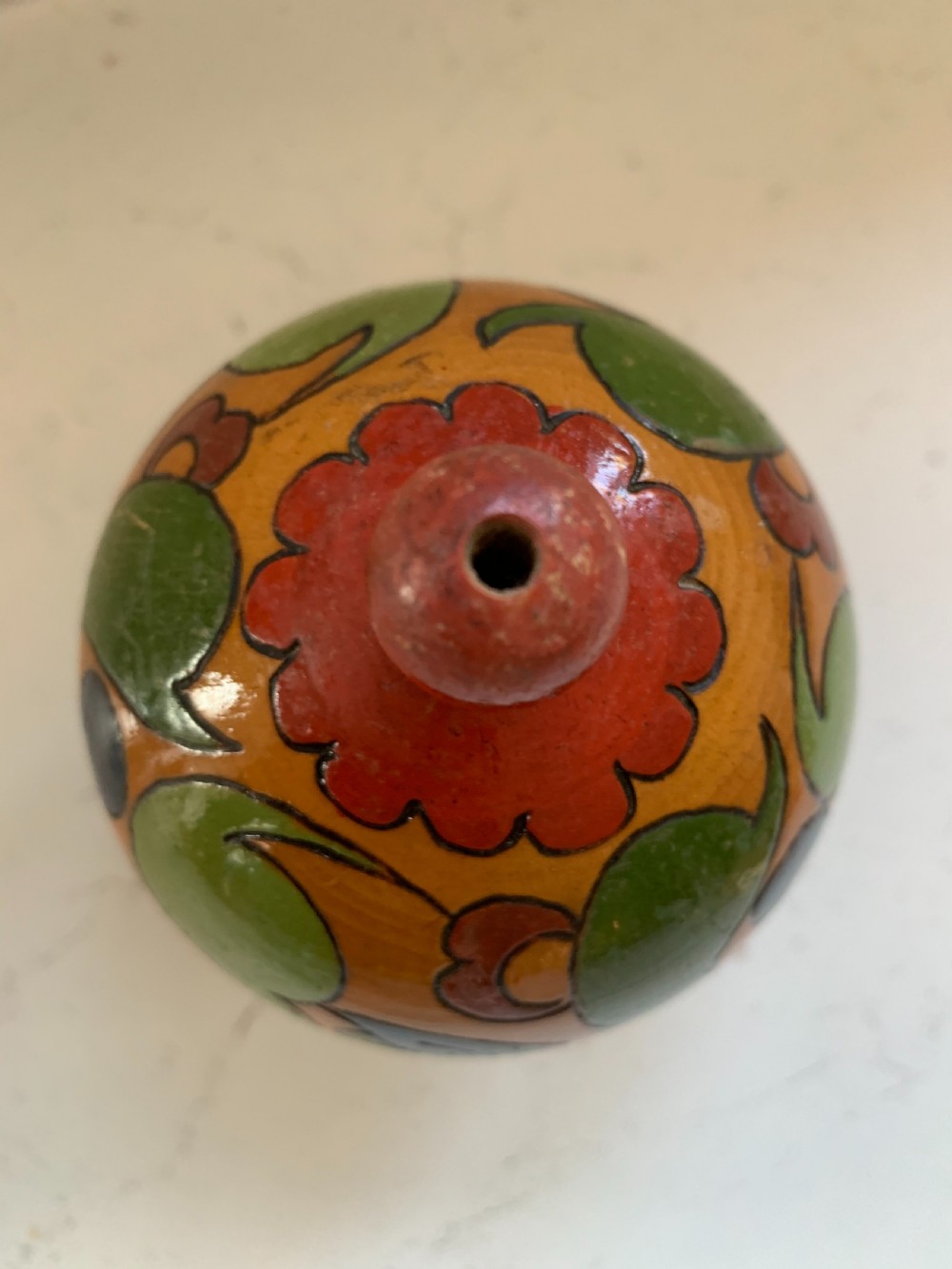 Early 20th century Russian string box  View II