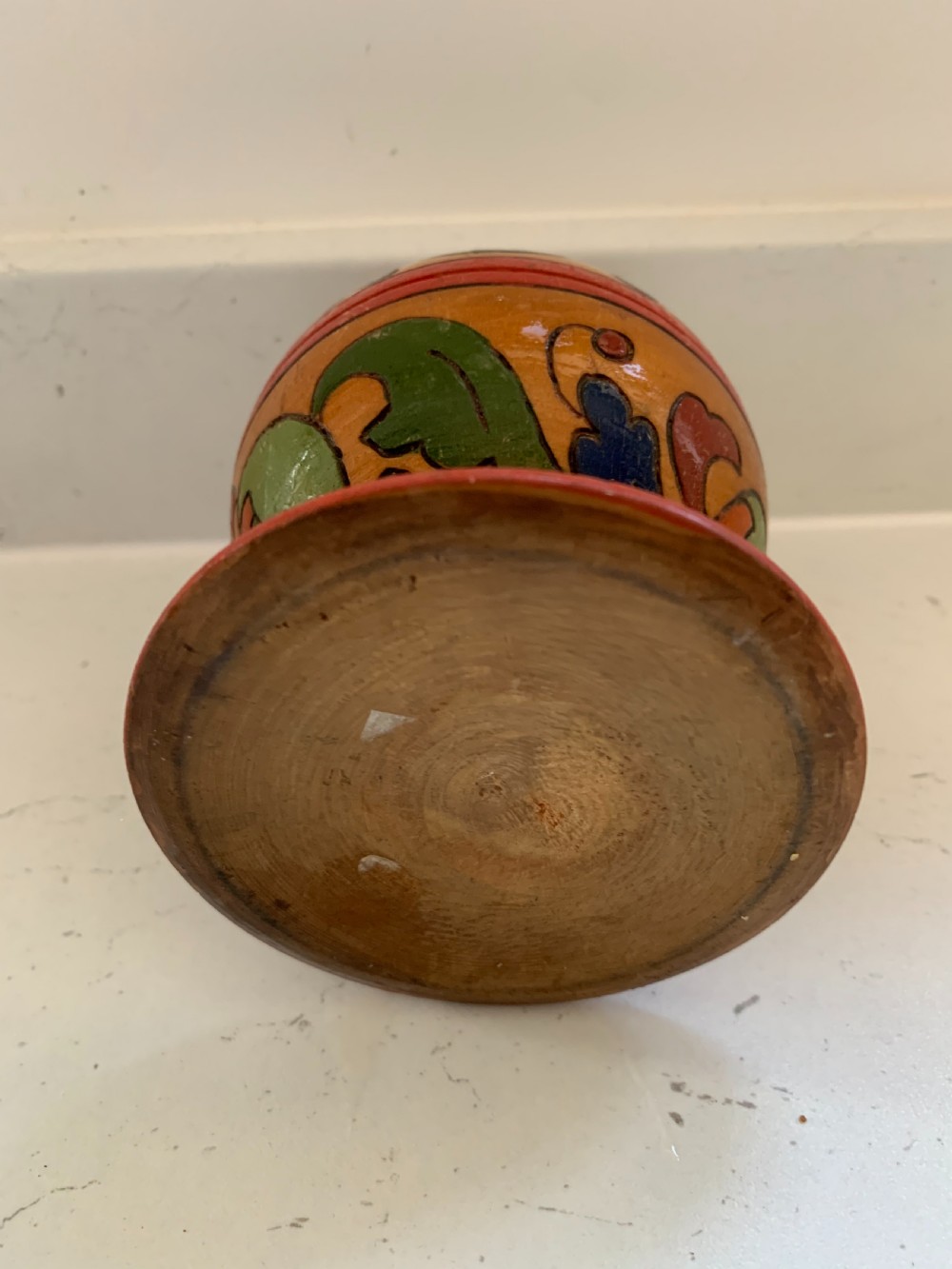 Early 20th century Russian string box  View III