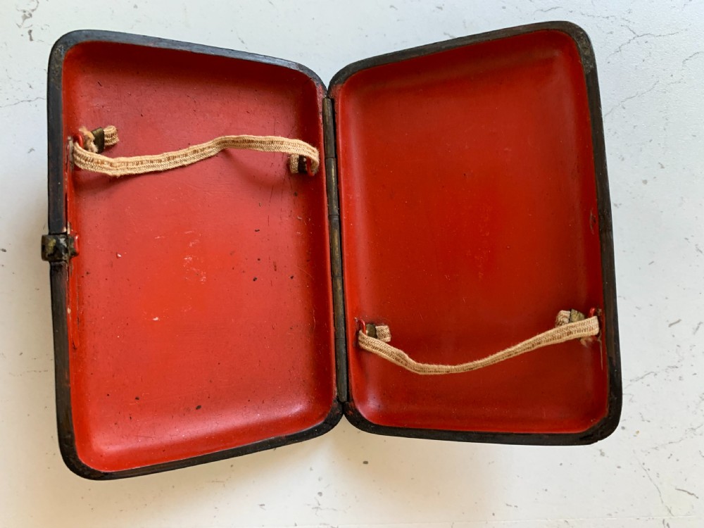 Russian Lacquered cigarette case  View II