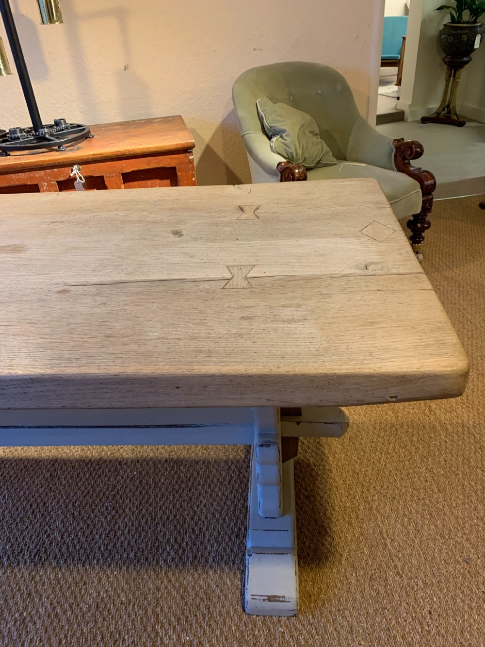 Oak Refectory table  View III