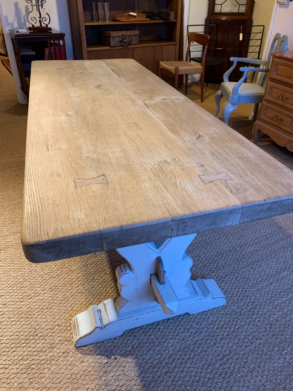 Oak Refectory table  View VII