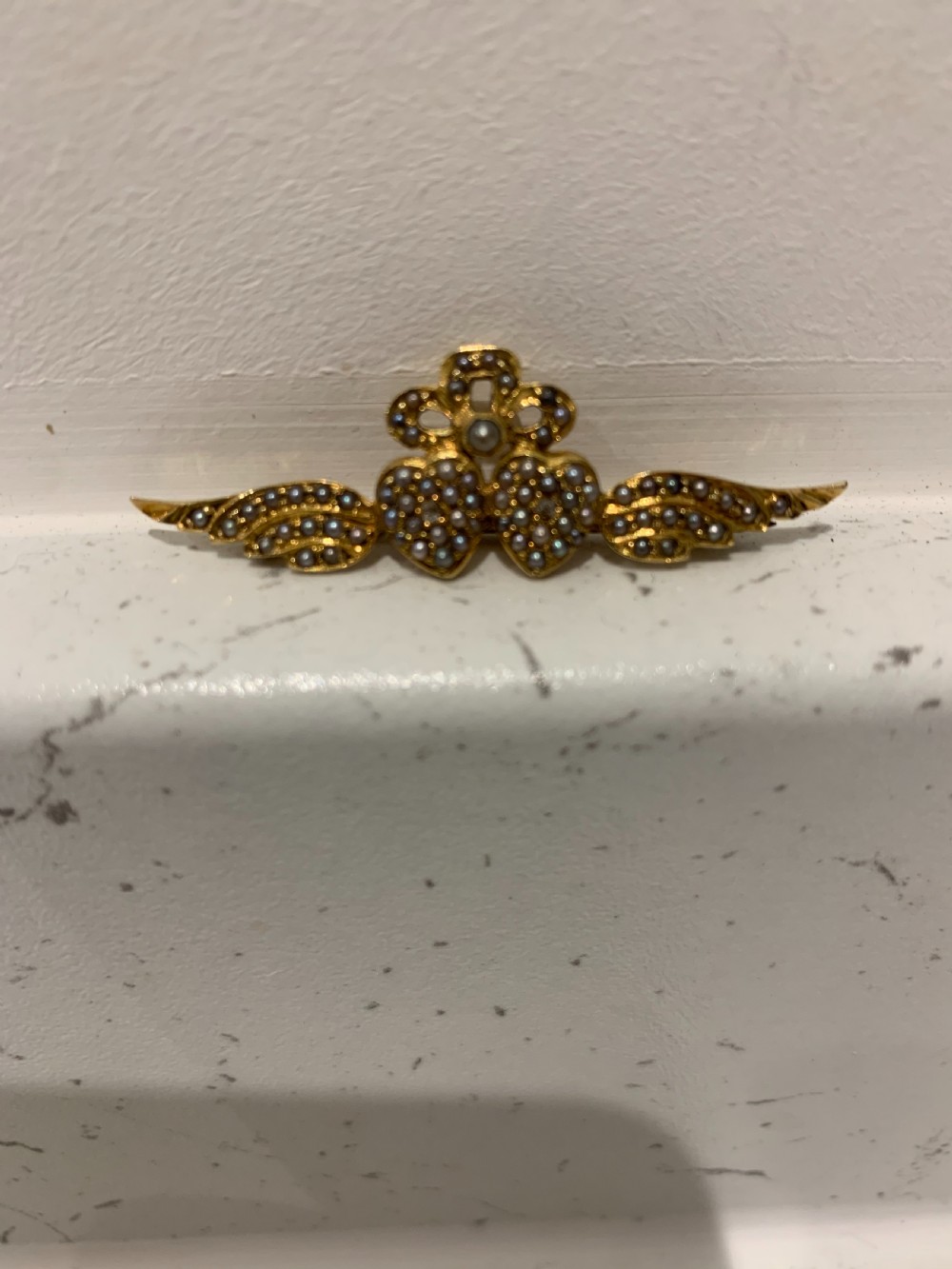 Victorian Valentines broach  View II