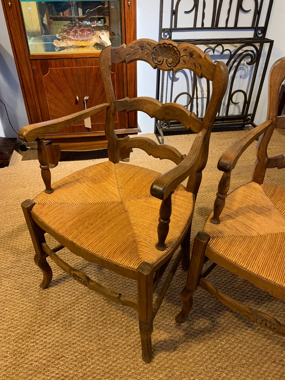 Pair of country carver chairs  View III