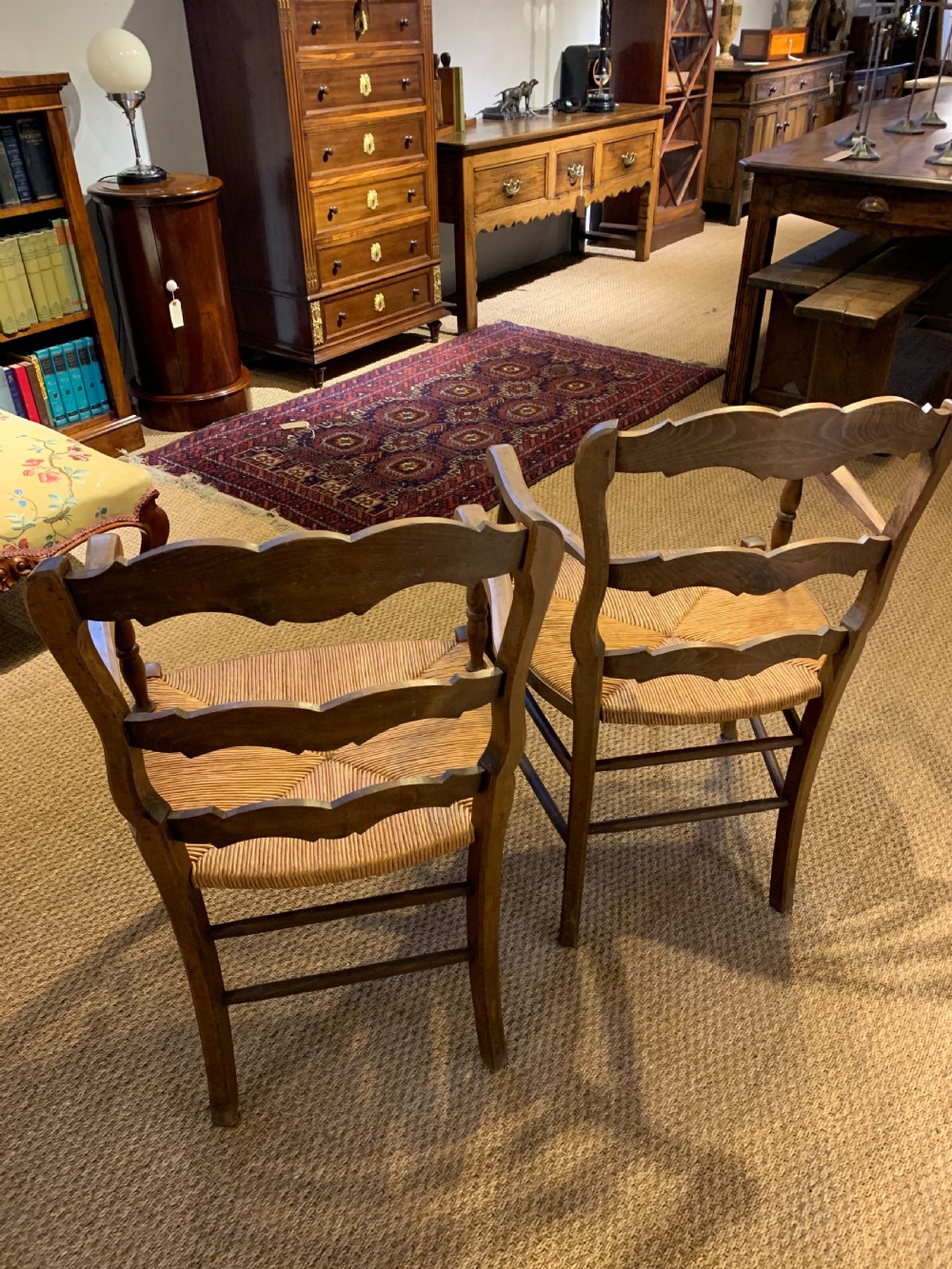 Pair of country carver chairs  View V