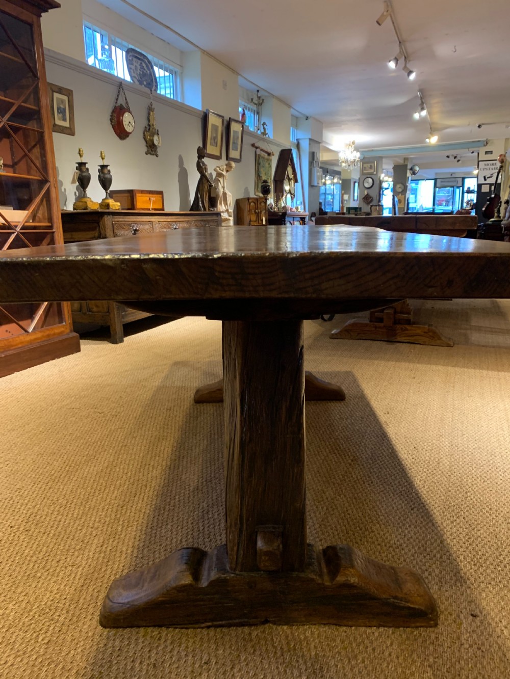 Oak refectory table  View VIII