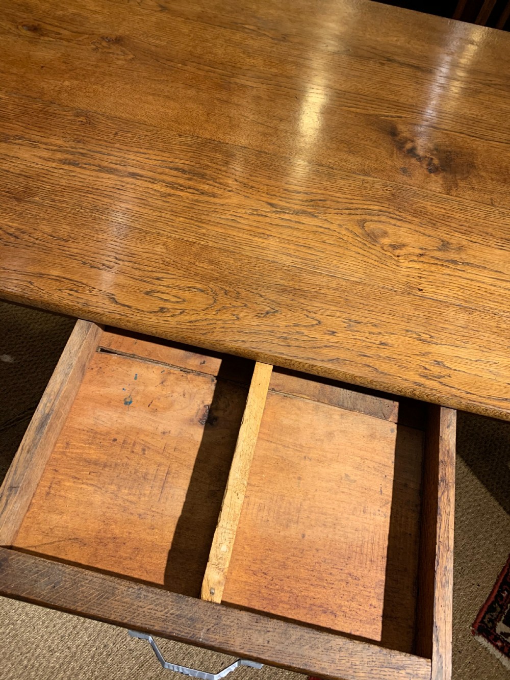 Farmhouse table oak   View XVI