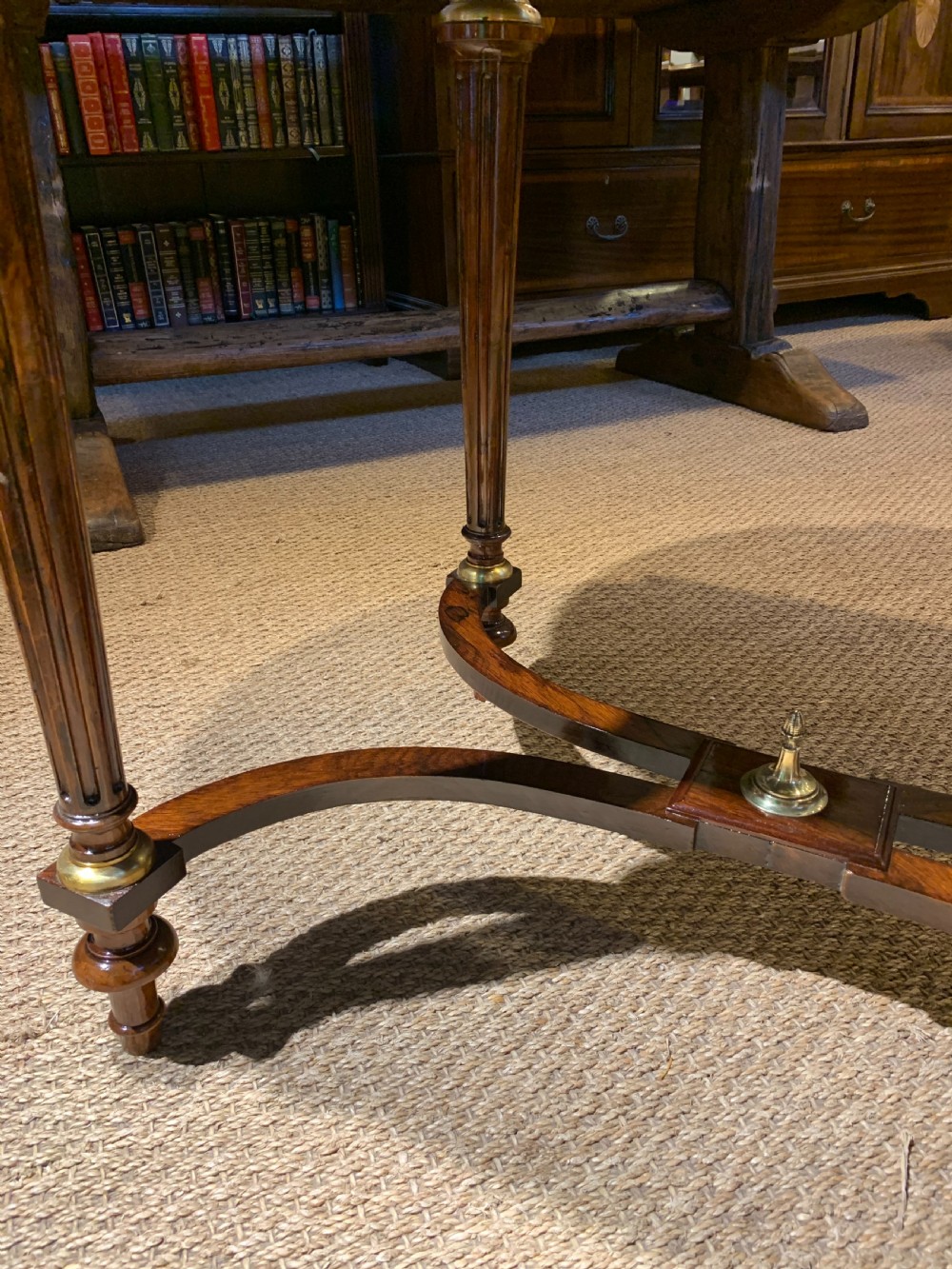 Napoleon III inlaid sofa table   View VII
