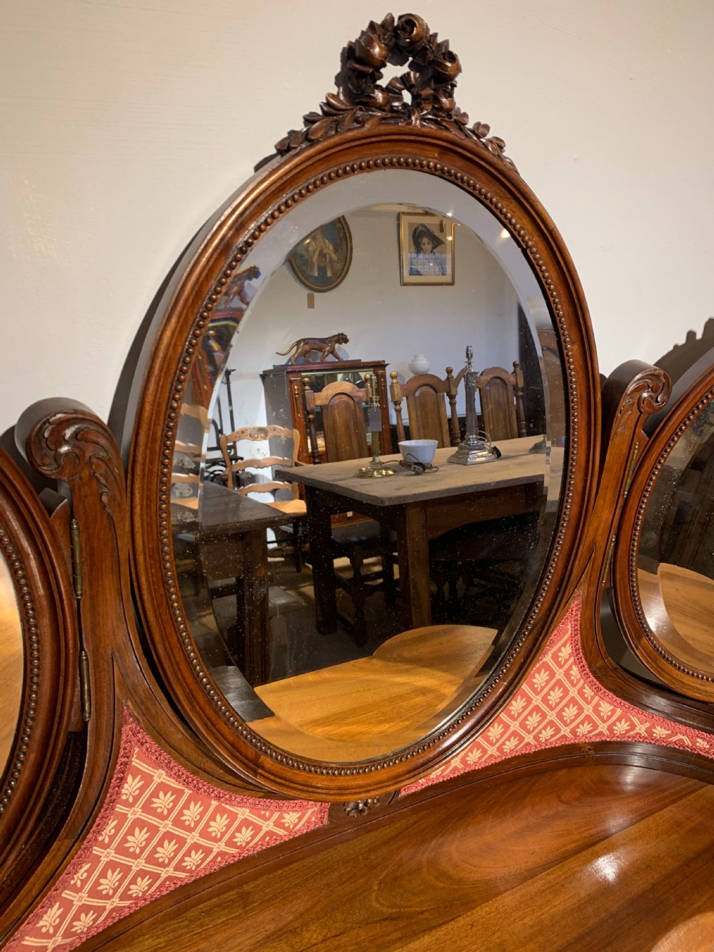 Walnut dressing table  View III